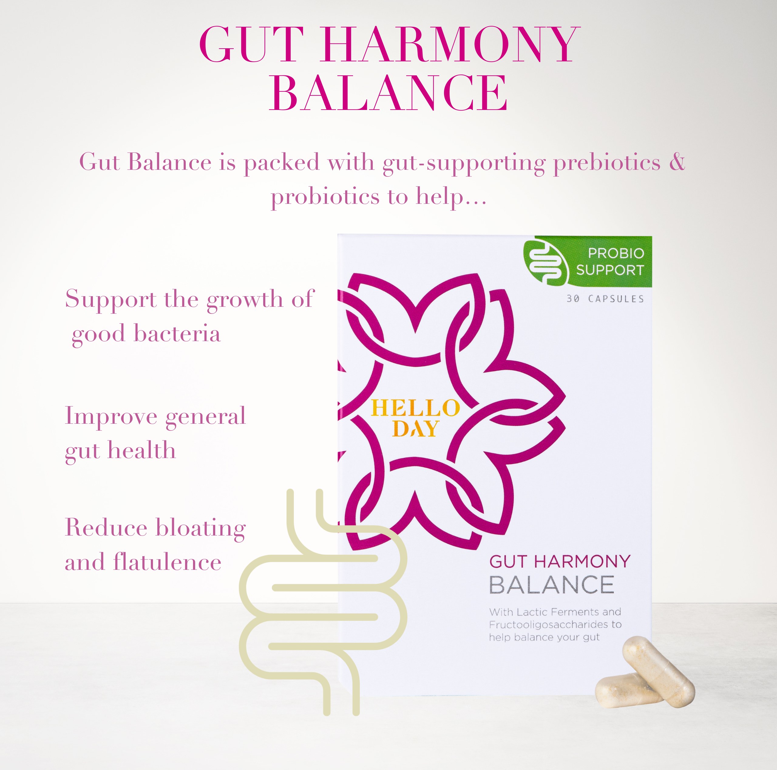 Bioharmony Balance, Digestion Probiotics, Healthy Gut
